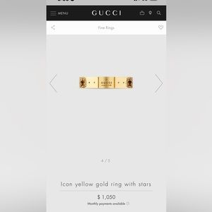 gucci ring!